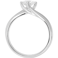 Anello World Diamond Group Donna in Oro bianco Diamante 0.24 Ct AB1625-24 - AB1625-24